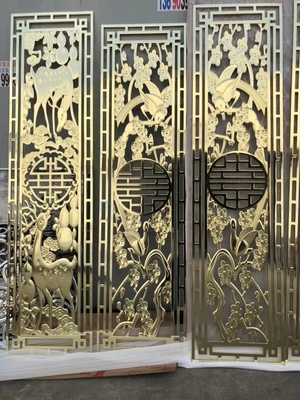金属屏风雕刻屏风